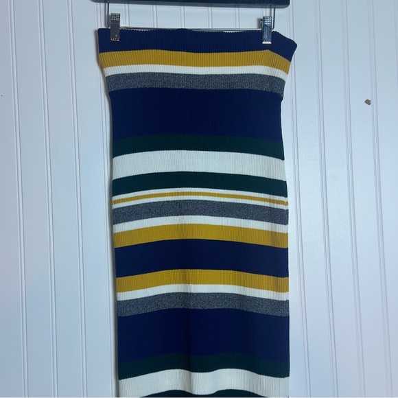 Anthropologie Callahan striped maxi skirt size M business casual convertible - Picture 8 of 12
